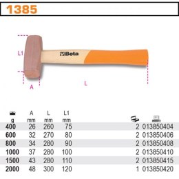 BETA MŁOTEK MIEDZIANY 1000G