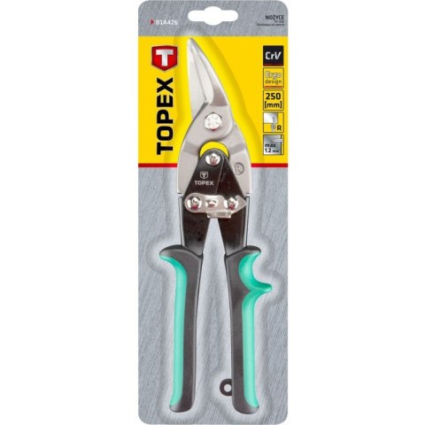 TOPEX NOŻYCE DO BLACHY PRAWE 250MM TOPEX NOŻYCE DO BLACHY PRAWE 250MM