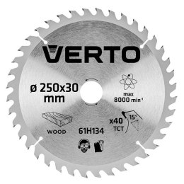 VERTO PIŁA 250*30MM 40Z