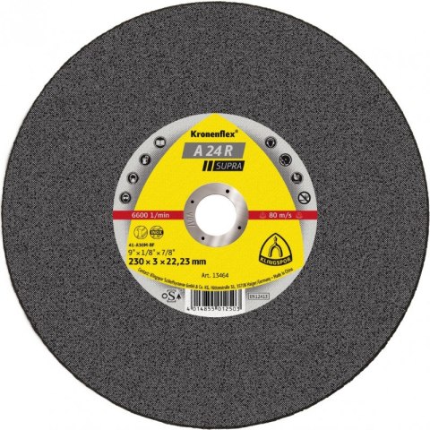 KLINGSPOR TARCZA PŁASKA A24R T1A 400*4.5*32 292932 KLINGSPOR TARCZA PŁASKA A24R T1A 400*4.5*32 292932