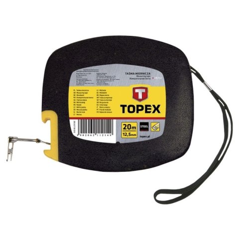 TOPEX TAŚMA MIERNICZA STALOWA 20M TOPEX TAŚMA MIERNICZA STALOWA 20M