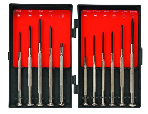 TOP TOOLS WKRĘTAKI PRECYZYJNE 11 SZTUK TOP TOOLS WKRĘTAKI PRECYZYJNE 11 SZTUK