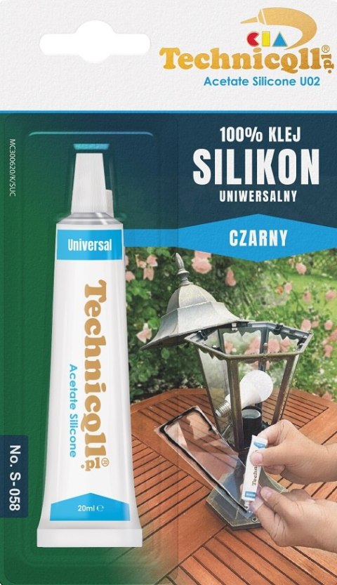 TECHNICQLL KLEJ SILIKON UNIWERSALNY CZARNY 20ML TECHNICQLL KLEJ SILIKON UNIWERSALNY CZARNY 20ML
