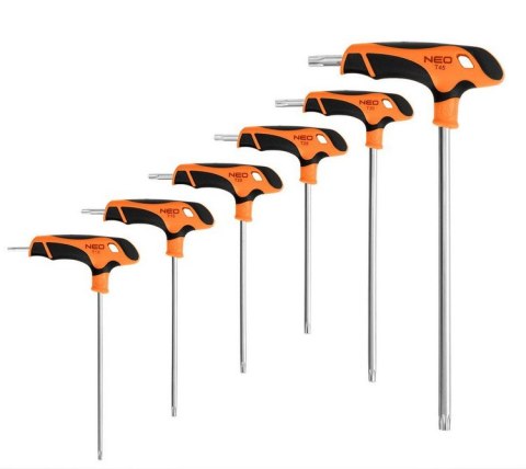 NEO KLUCZE TORX 6SZT.WKŁADKA. NEO KLUCZE TORX 6SZT.WKŁADKA.
