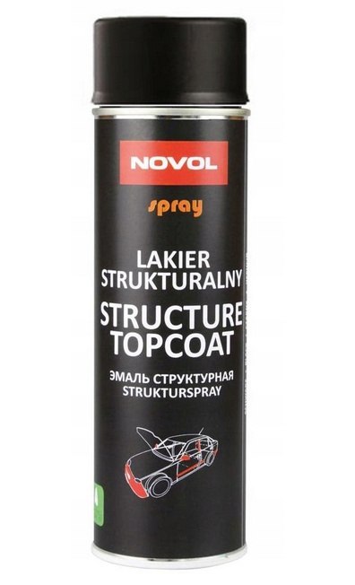 NOVOL LAKIER STRUKTURALNY CZARNY 500 ML NOVOL LAKIER STRUKTURALNY CZARNY 500 ML