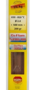 CASTOLIN LUT TWARDY CU FLAM RB 5286 CUP 5% AG - 500*2MM 200G