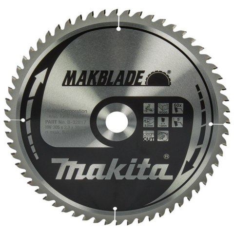 MAKITA PIŁA SPIEKOWA DO DREWNA MAKBLADE 305*30MM 60Z MAKITA PIŁA SPIEKOWA DO DREWNA MAKBLADE 305*30MM 60Z