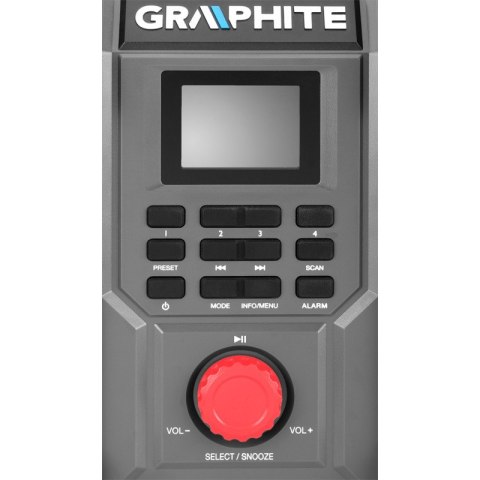 GRAPHITE RADIO BUDOWLANE AKUMU.-SIECIOWE ENERGY+ 18V,BEZ AKUMULATORA GRAPHITE RADIO BUDOWLANE AKUMU.-SIECIOWE ENERGY+ 18V,BEZ AKUMULATORA