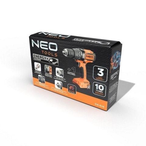 NEO WIERTARKO-WKRĘTARKA BEZSZCZOTKOWA Z UDAREM 100NM ENERGY+,0AH NEO WIERTARKO-WKRĘTARKA BEZSZCZOTKOWA Z UDAREM 100NM ENERGY+,0AH