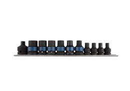 KING TONY ZESTAW NASADEK UDAROWYCH 3/8''+1/2'' 11CZ.