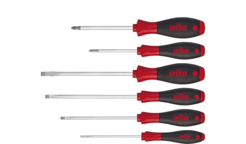 WIHA ZESTAW WKRĘTAKÓW SOFTFINISH PŁASKICH, PHILLIPS 6CZ. WIHA ZESTAW WKRĘTAKÓW SOFTFINISH PŁASKICH, PHILLIPS 6CZ.