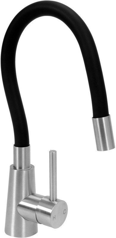 FALA BATERIA ZLEWOZMYWAKOWA FLEXIBLE STEELY, CZARNA. FALA BATERIA ZLEWOZMYWAKOWA FLEXIBLE STEELY, CZARNA.