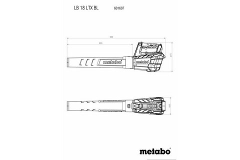 METABO DMUCHAWA AKUMULATOROWA LB 18 LTX BL METABO DMUCHAWA AKUMULATOROWA LB 18 LTX BL