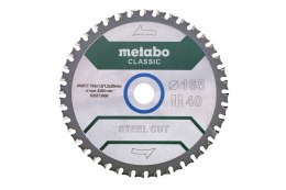 METABO PIŁA TARCZOWA STEEL CUT/SANDWICH PANEL CLASSIC 165*20MM Z40
