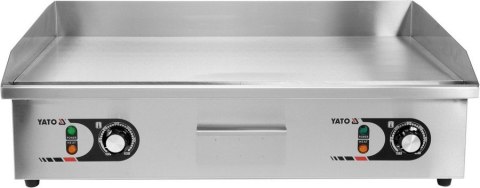 YATO GASTRO PŁYTA GRILLOWA GŁADKA ELEKTRYCZNA 2*2,2KW 73CM