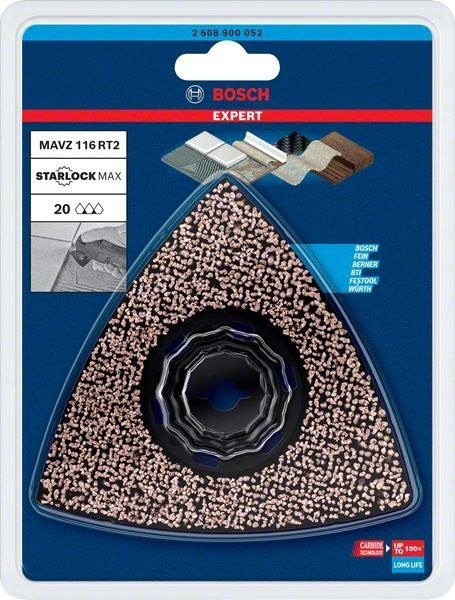 BOSCH PŁYTA SZLIFIERSKA STARLOCK EXPERT MAVZ 116MM RT2 BOSCH PŁYTA SZLIFIERSKA STARLOCK EXPERT MAVZ 116MM RT2