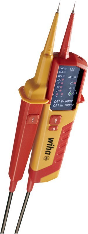 WIHA TESTER NAPIĘCIA I CIĄGŁOŚCI OBWODU 12-1000V AC, CAT IV WIHA TESTER NAPIĘCIA I CIĄGŁOŚCI OBWODU 12-1000V AC, CAT IV