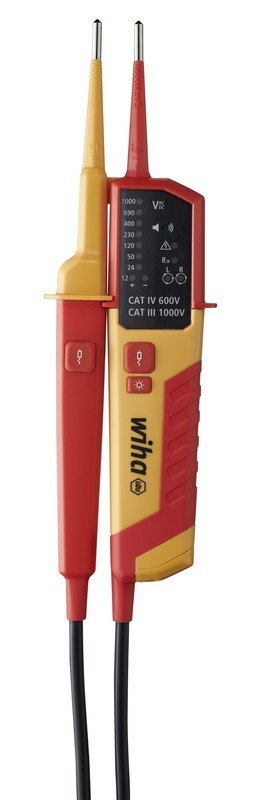 WIHA TESTER NAPIĘCIA I CIĄGŁOŚCI OBWODU 12-1000V AC, CAT IV WIHA TESTER NAPIĘCIA I CIĄGŁOŚCI OBWODU 12-1000V AC, CAT IV