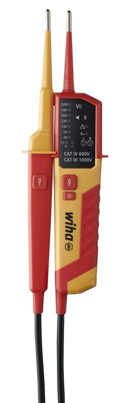 WIHA TESTER NAPIĘCIA I CIĄGŁOŚCI OBWODU 12-1000V AC, CAT IV WIHA TESTER NAPIĘCIA I CIĄGŁOŚCI OBWODU 12-1000V AC, CAT IV