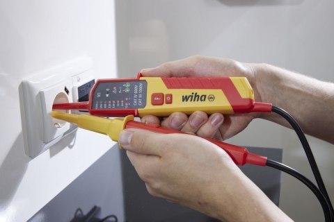 WIHA TESTER NAPIĘCIA I CIĄGŁOŚCI OBWODU 12-1000V AC, CAT IV WIHA TESTER NAPIĘCIA I CIĄGŁOŚCI OBWODU 12-1000V AC, CAT IV