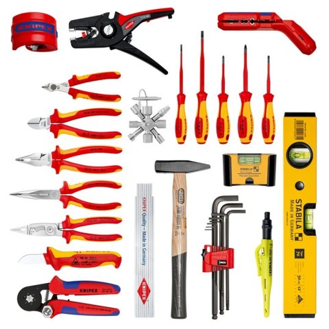 KNIPEX WALIZKA NARZĘDZIOWA 'ROBUST26' DLA ELEKTRYKÓW, 23CZ. KNIPEX WALIZKA NARZĘDZIOWA 'ROBUST26' DLA ELEKTRYKÓW, 23CZ.