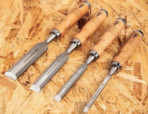 NEO ZESTAW DŁUT 4SZT. (6,12,18,24MM), DREWNIANY UCHWYT NEO ZESTAW DŁUT 4SZT. (6,12,18,24MM), DREWNIANY UCHWYT