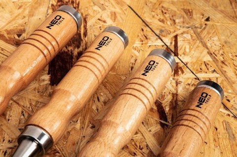 NEO ZESTAW DŁUT 4SZT. (6,12,18,24MM), DREWNIANY UCHWYT NEO ZESTAW DŁUT 4SZT. (6,12,18,24MM), DREWNIANY UCHWYT