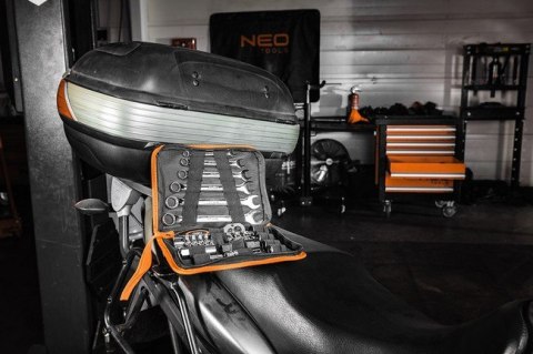 NEO ZESTAW NARZĘDZI DO MOTOCYKLA 25 SZT.MIĘKKIE ETUI NEO ZESTAW NARZĘDZI DO MOTOCYKLA 25 SZT.MIĘKKIE ETUI