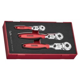 TENG TOOLS ZESTAW POKRĘTEŁ ZAPADKOWYCH PRZEGUBOWYCH TEA7203, 3SZT.