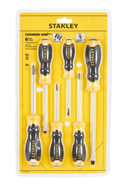 STANLEY ZESTAW WKRĘTAKÓW C/GRIP, 6SZT. STANLEY ZESTAW WKRĘTAKÓW C/GRIP, 6SZT.