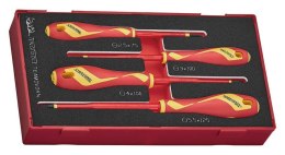 TENG TOOLS ZESTAW WKRĘTAKÓW PŁASKICH VDE 1000V TEAMDV04N, 4SZT.