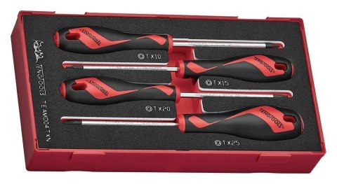 TENG TOOLS ZESTAW WKRĘTAKÓW TORX TEAMD04TXN, 4SZT. TENG TOOLS ZESTAW WKRĘTAKÓW TORX TEAMD04TXN, 4SZT.