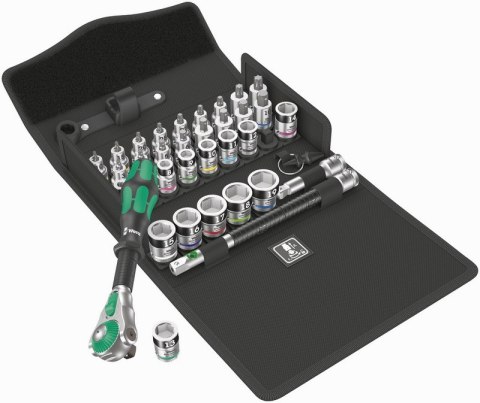 WERA ZESTAW Z GRZECHOTKĄ ZYKLOP SPEED 3/8' 8100 SB ALL-IN, 35 CZ WERA ZESTAW Z GRZECHOTKĄ ZYKLOP SPEED 3/8' 8100 SB ALL-IN, 35 CZ