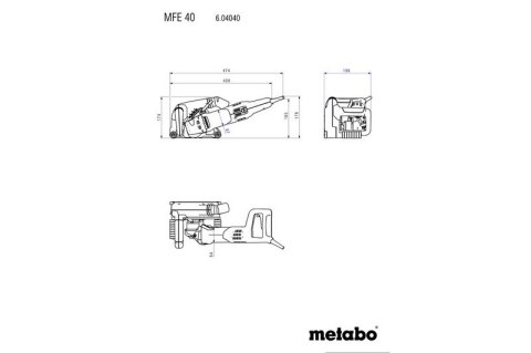 METABO BRUZDOWNICA MFE 40 + 2 TARCZE 125MM (628559000) METABO BRUZDOWNICA MFE 40 + 2 TARCZE 125MM (628559000)