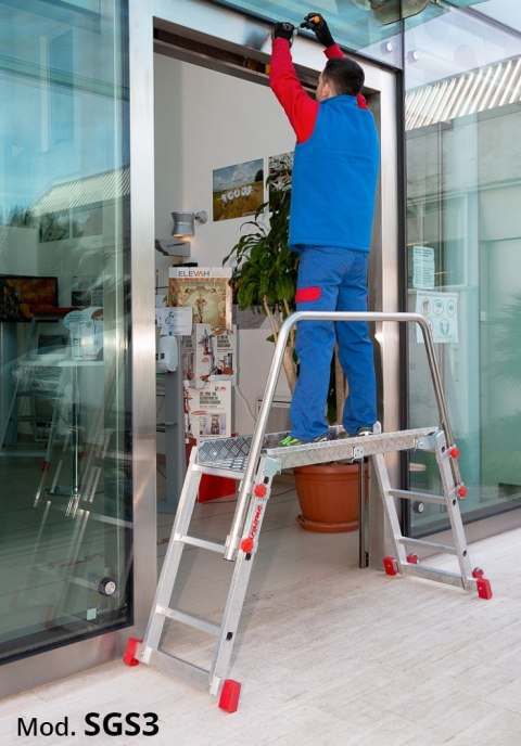 FARAONE SKŁADANA PLATFORMA ROBOCZA Z PORĘCZĄ SGS3 FARAONE SKŁADANA PLATFORMA ROBOCZA Z PORĘCZĄ SGS3