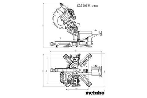 METABO UKOŚNICA KGS 305 M LASERCUT METABO UKOŚNICA KGS 305 M LASERCUT