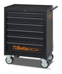 BETA WÓZEK NARZĘDZIOWY Z 6 SZUFL. CZARNY BWC04BOX+196 NARZĘDZI