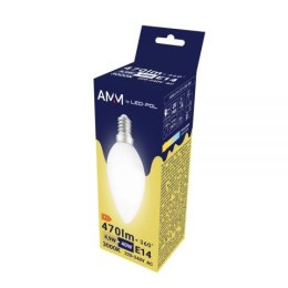 UN ŻARÓWKA E14 LED SMD WW 4.9W ŚWIECOWA AMM