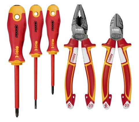 FELO ZESTAW 3 WKRĘTAKÓW FELO-ERGONIC VDE+ 2 OBCINACZKI BOCZNE FELO ZESTAW 3 WKRĘTAKÓW FELO-ERGONIC VDE+ 2 OBCINACZKI BOCZNE