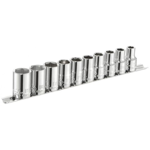 FACOM ZESTAW NASADEK 6-KĄTNYCH, 1/2'' NA SZYNIE, 10CZ, FACOM ZESTAW NASADEK 6-KĄTNYCH, 1/2'' NA SZYNIE, 10CZ,