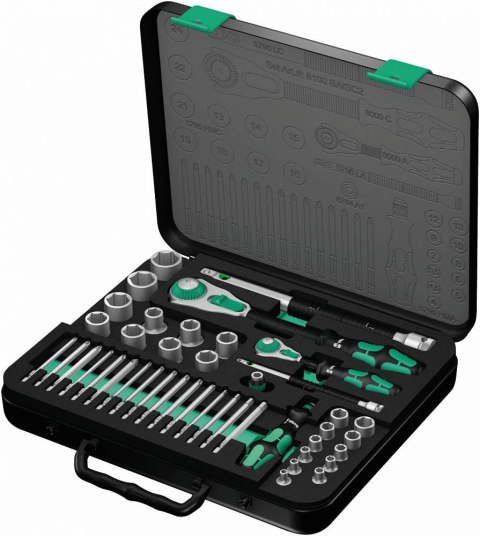 WERA GRZECHOTKA ZYKLOP SPEED 1/4''I 1/2'' ,ZESTAW METRYCZNY,43CZ. WERA GRZECHOTKA ZYKLOP SPEED 1/4''I 1/2'' ,ZESTAW METRYCZNY,43CZ.