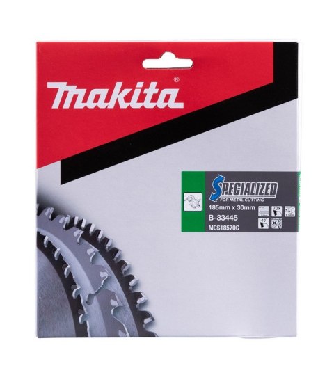 MAKITA PIŁA SPIEKOWA DO METALU SPACJALIZED 185*30 70Z MAKITA PIŁA SPIEKOWA DO METALU SPACJALIZED 185*30 70Z