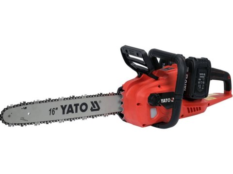 YATO PILARKA ŁAŃCUCHOWA 16'' 2X18V BEZSZCZ.+2X4AH+PODWÓJNA ŁADOW. YATO PILARKA ŁAŃCUCHOWA 16'' 2X18V BEZSZCZ.+2X4AH+PODWÓJNA ŁADOW.