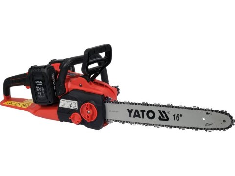 YATO PILARKA ŁAŃCUCHOWA 16'' 2X18V BEZSZCZ.+2X4AH+PODWÓJNA ŁADOW. YATO PILARKA ŁAŃCUCHOWA 16'' 2X18V BEZSZCZ.+2X4AH+PODWÓJNA ŁADOW.