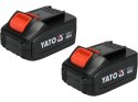 YATO PILARKA ŁAŃCUCHOWA 16'' 2X18V BEZSZCZ.+2X4AH+PODWÓJNA ŁADOW.