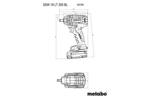 METABO ZESTAW COMBO 18V BS 18 LT BL + SSW 18 LT 300 BL 2*5.2AH METABO ZESTAW COMBO 18V BS 18 LT BL + SSW 18 LT 300 BL 2*5.2AH