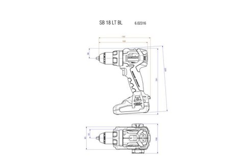 METABO ZESTAW COMBO 18V SB 18 LT BL + SSD 18 LT 200 BL 2*5.2AH METABO ZESTAW COMBO 18V SB 18 LT BL + SSD 18 LT 200 BL 2*5.2AH