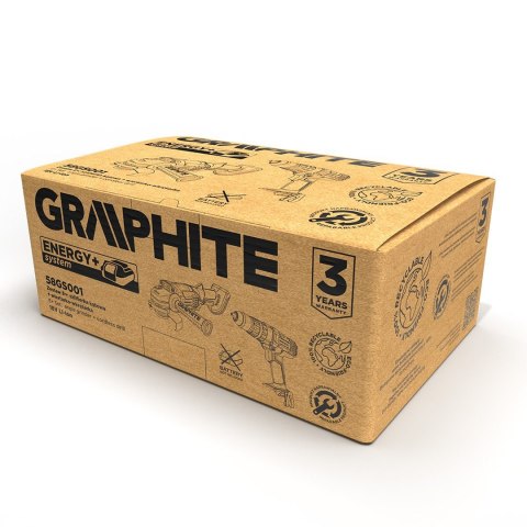 GRAPHITE ZESTAW E+: SZLIFIERKA+WIERT.-WKRĘTARKA Z UDAREM, BEZ AKUM. GRAPHITE ZESTAW E+: SZLIFIERKA+WIERT.-WKRĘTARKA Z UDAREM, BEZ AKUM.