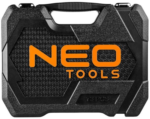NEO ZESTAW KLUCZY NASADOWYCH 1/4'' 1/2'' 73 CZĘŚCI NEO ZESTAW KLUCZY NASADOWYCH 1/4'' 1/2'' 73 CZĘŚCI