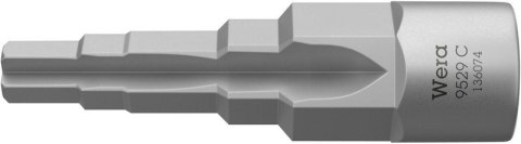 WERA KLUCZ STOPNIOWY DO GRZECHOTKI ZYLKOP 1/2' 9529 C, 88 MM WERA KLUCZ STOPNIOWY DO GRZECHOTKI ZYLKOP 1/2' 9529 C, 88 MM